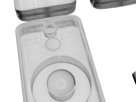 Xiaomi TV Box Remote Controls Set 3D Model