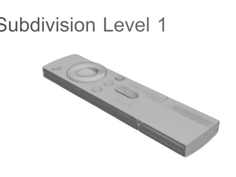 Xiaomi TV Box Remote Controls Set 3D Model
