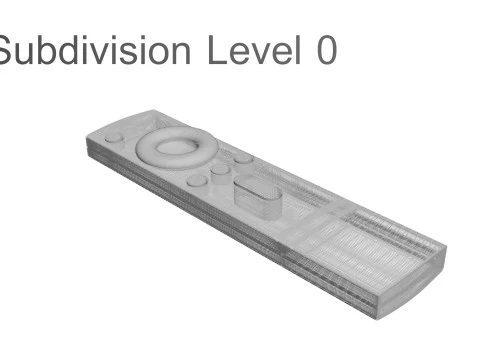 Xiaomi TV Box Remote Controls Set 3D Model