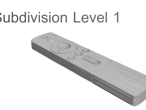 Xiaomi TV Box Remote Controls Set 3D Model