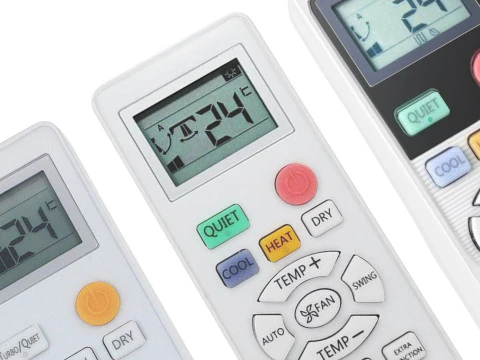 Haier Air Conditioner Remote Controls Set 3D Model