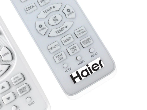 Haier Air Conditioner Remote Controls Set 3D Model