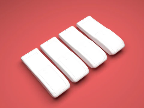Haier Air Conditioner Remote Controls Set 3D Model