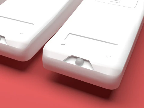 Haier Air Conditioner Remote Controls Set 3D Model
