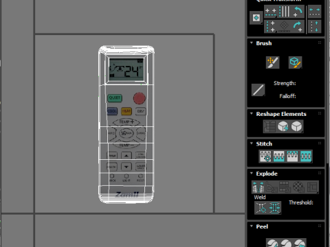 Haier Air Conditioner Remote Controls Set Model 3D