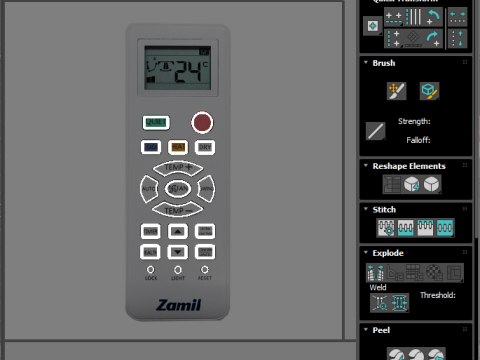 Haier Air Conditioner Remote Controls Set Model 3D