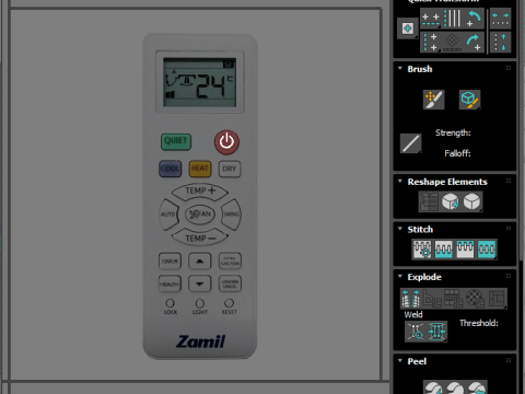 Haier Air Conditioner Remote Controls Set Model 3D