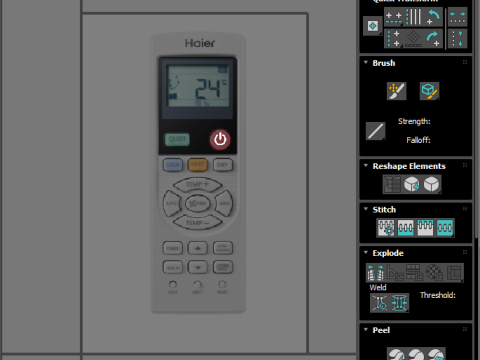 Haier Air Conditioner Remote Controls Set Model 3D