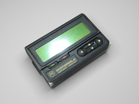 Alphanumeric Pager 3D मॉडल