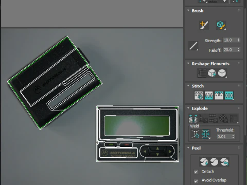 Alphanumeric Pager 3D Model