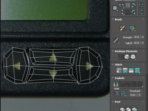 Alphanumeric Pager Model 3D