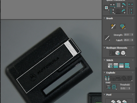 Alphanumeric Pager Model 3D
