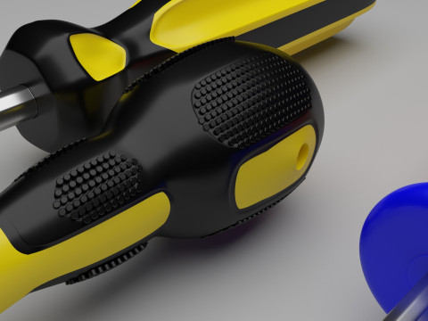 3 Piece Screwdriver Set Modelo 3D