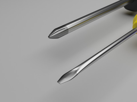 3 Piece Screwdriver Set Modelo 3D