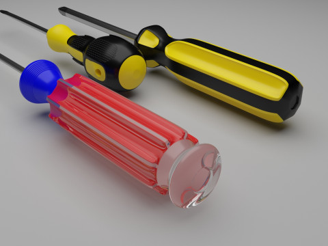 3 Piece Screwdriver Set Modelo 3D