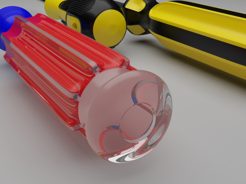 3 Piece Screwdriver Set Modelo 3D