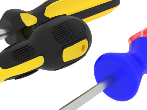 3 Piece Screwdriver Set Modelo 3D