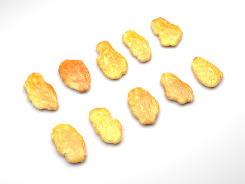 Yellow Raisins 3D Model