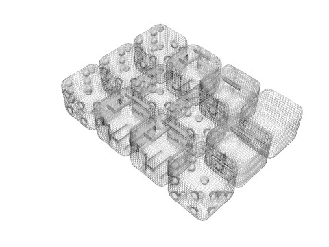 Dices Set 3D 模型