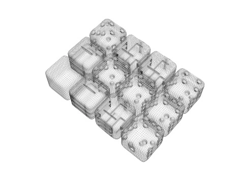 Dices Set 3D Model