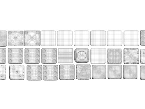Dices Set Modello 3D