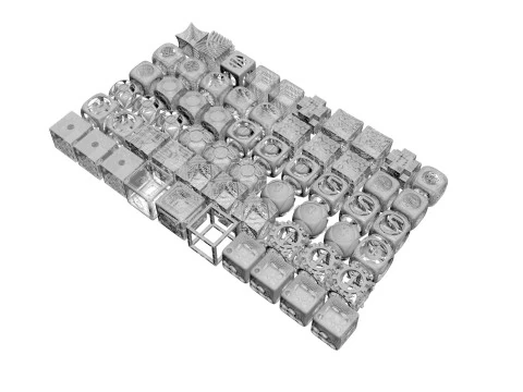 Dices Set 3D Model