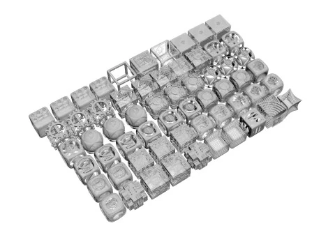 Dices Set 3D Model
