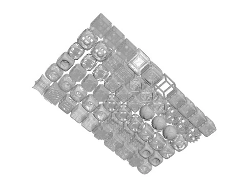 Dices Set 3D Model