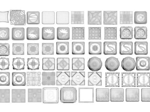 Dices Set 3D Model