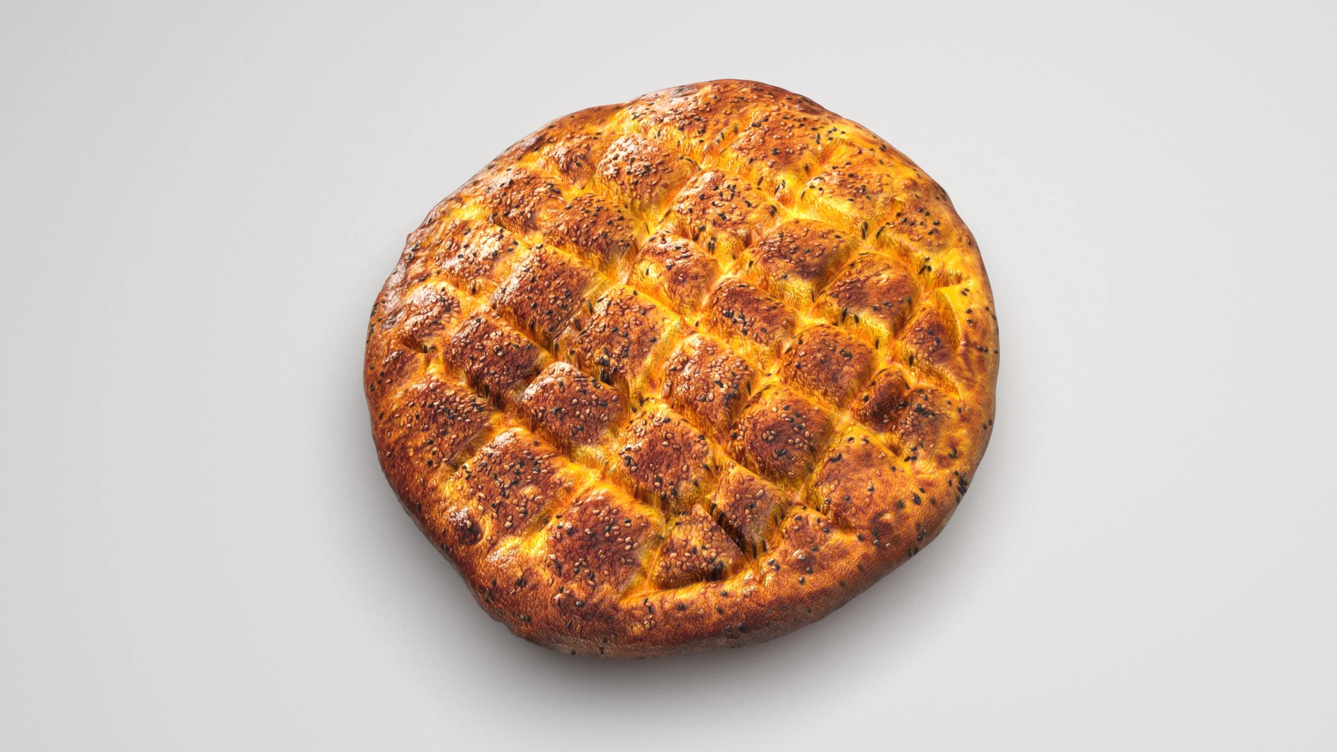 Turkish Pide 3D Model .c4d .max .obj .3ds .fbx .stl .blend 