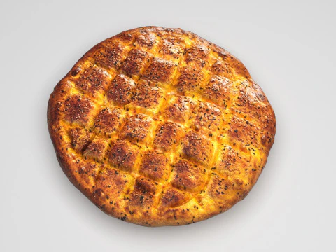 Turkish Pide 3D Model