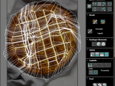 Turkish Pide 3D Model