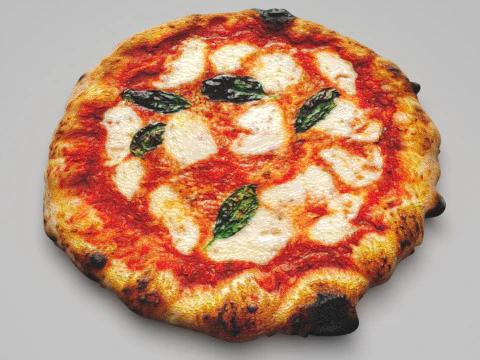 Margherita Pizza 3D Model