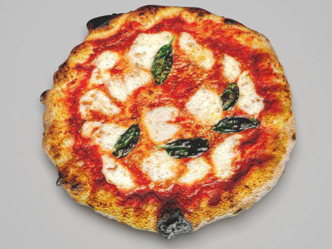 Margherita Pizza 3D Model