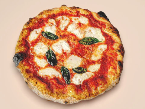 Margherita Pizza 3D Model
