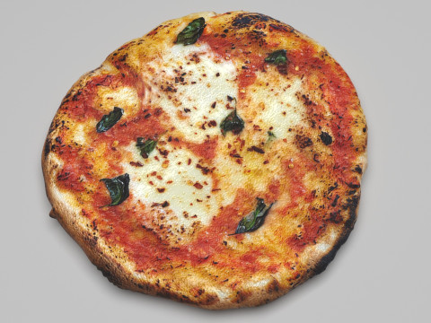 Margherita Pizza Modelo 3D