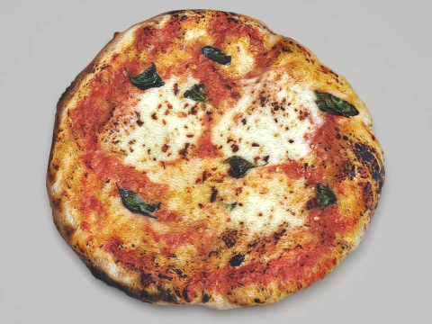 Margherita Pizza 3D Model