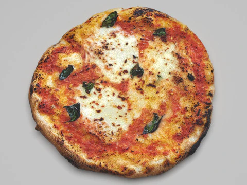 Margherita Pizza 3D Model