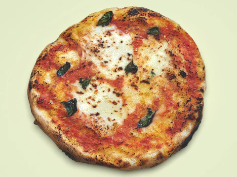 Margherita Pizza 3D Model
