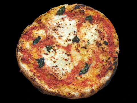 Margherita Pizza 3D Model