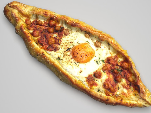 Pide Pita Model 3D