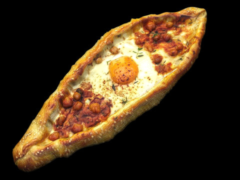Pide Pita Model 3D