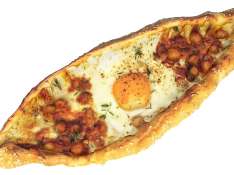 Pide Pita Model 3D