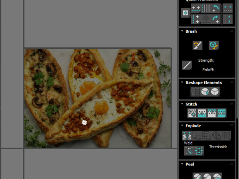 Pide Pita Model 3D