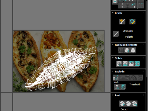 Pide Pita Model 3D