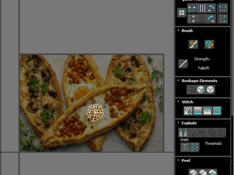 Pide Pita Model 3D