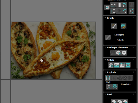 Pide Pita Model 3D