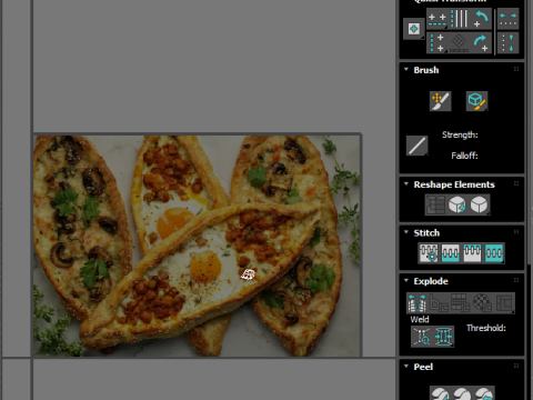Pide Pita Model 3D