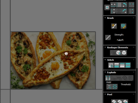 Pide Pita Model 3D