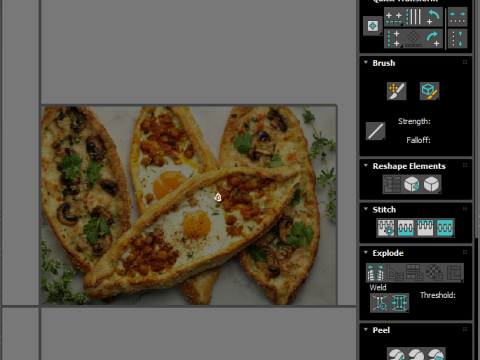 Pide Pita Model 3D